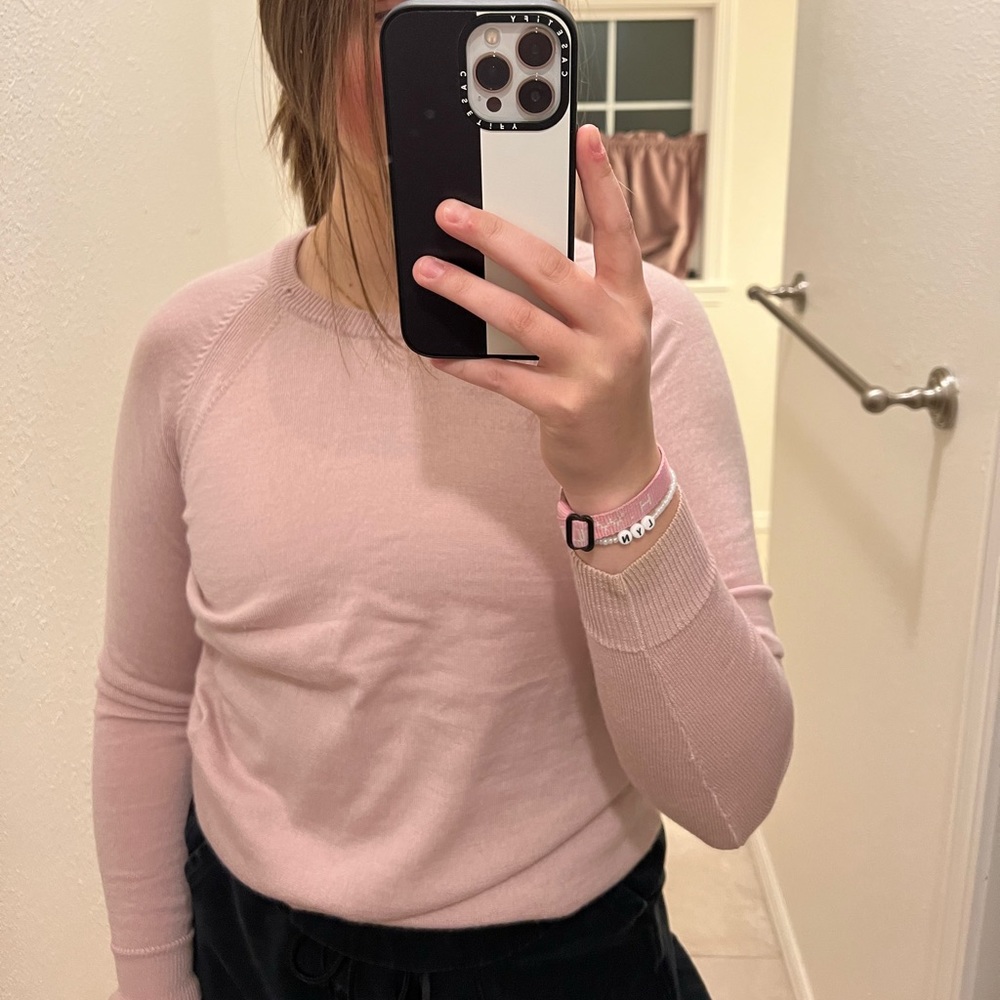 lulu pink sweater